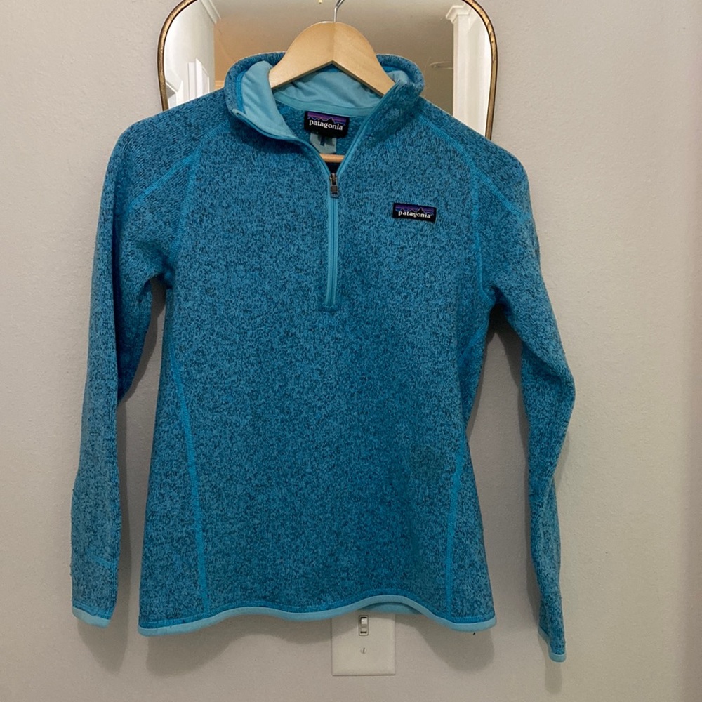 Blue Patagonia better sweater